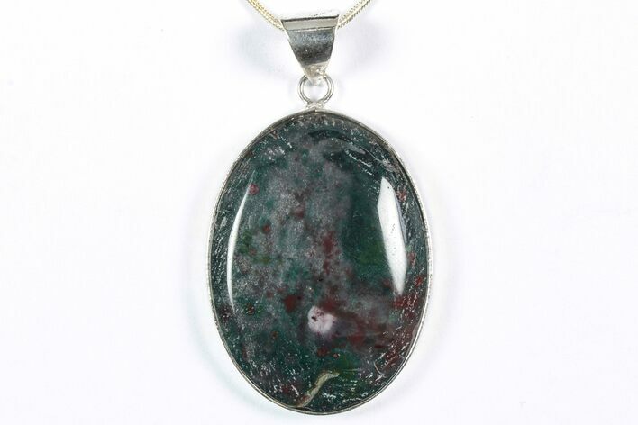 Bloodstone Pendant (Necklace) - Includes Chain #346498